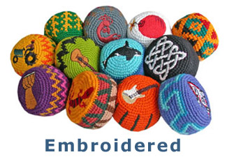 Embroidered Footbags